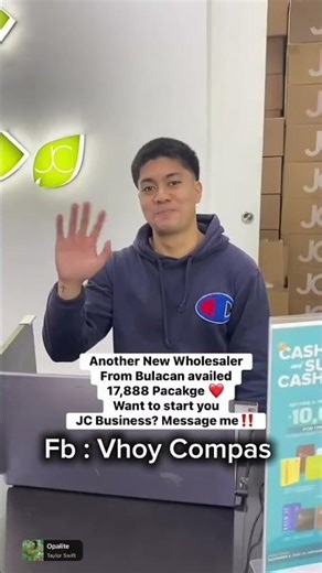 Another New Wholesaler From Bulacan availed 17,888 Package❤️Want to start yourJC Business?Message me