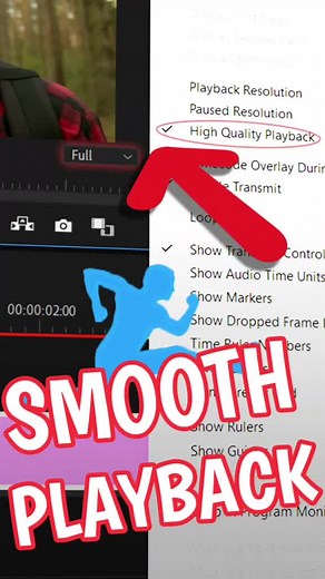 Fix Choppy Video Playback & Lagging in Adobe Premiere Pro.حل مشكلة بطئ وتقطيع الفيديو داخل برنامج أدوبي بريمير برو.[Adobe Premiere Pro 2022 in a Minute]#adobe #premierepro #videoedits #videoediting #مونتاج #premiere_in_a_minute #trending #trend #ترند #reels #explore #trend #art #design #graphicdesign #jordan #tricks #tips #tutorial