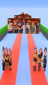 Team Fat Rumi vs. Team Thin Rumi in the continuous singing challenge to win items #minecraft #trending #reels | Top reel