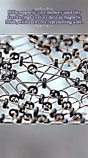 1950s magnetic core memory #ancient #invention
