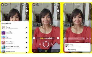 Snapchat : La musique débarque dans vos Snaps