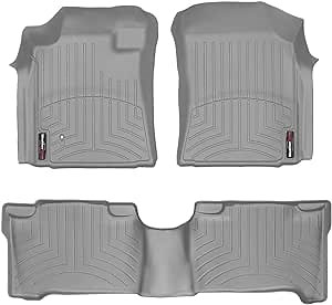 Weathertech Custom Fit FloorLiners for Toyota Sequoia - 1st & 2nd Row (46044-1-3), Grey
