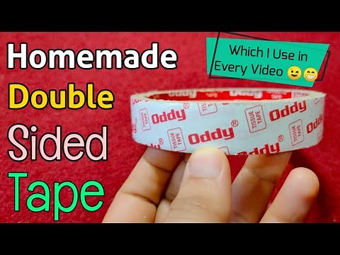 Homemade Double sided Oddy tape 🌈how to make double sided tape at home/Make diy double tape at home