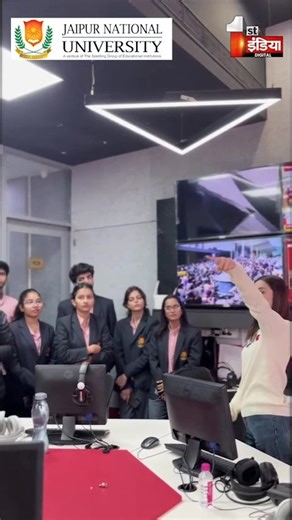Students of Mass Communication from JNU Jaipur visited 1st Indian Digital Channel for hands-on practical learning and real-time industry exposure. The visit gave them deeper insights into newsroom operations, digital media workflows, and the practical skills needed in today’s media landscape. #JNUJaipur #MassCommunication #IndustrialVisit #1stIndianDigital #MediaEducation #PracticalLearning #FieldExposure #DigitalMedia #StudentExperience #LearningByDoing #FutureJournalists #HandsOnExperience | J