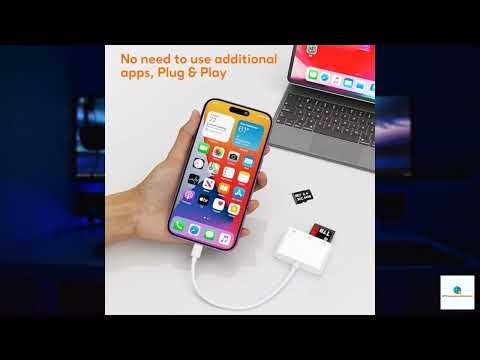 Review - SD Card Reader for iPhone iPad, USB Camera Adapter Plug Digital Trail Camera SD