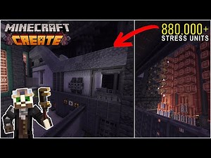 Built the ULTIMATE Power Plant in Minecraft Create Mod!