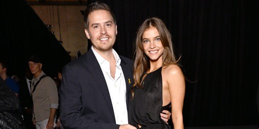 Dylan Sprouse Supported Barbara Palvin at the 2025 Victoria's Secret Fashion Show