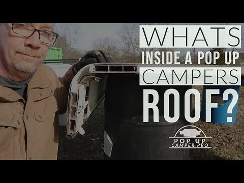 Whats inside a pop up campers roof