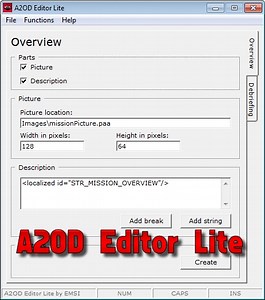 A2OD Editor Lite file - ARMA 2: British Armed Forces