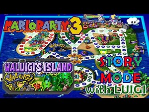 Mario Party 3 (Story Mode) with LUIGI: Waluigi Island vs WALUIGI