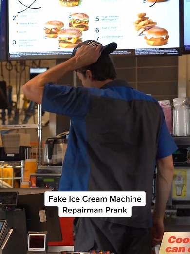 Ice Cream Machine Repairman Prank by Blake Bachert