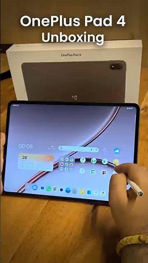 OnePlus Pad 4 Unboxing: Snapdragon 8 Elite Gen 5, 144Hz LCD Display and more