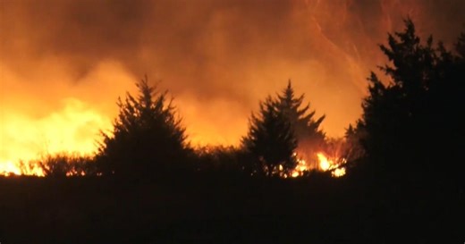 Massive wildfire doubles in size in just 24 hours