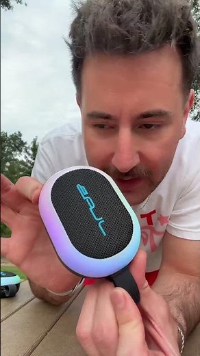 Jlab has these pop party Bluetooth portable speakers that have an led light plus a magnet built into