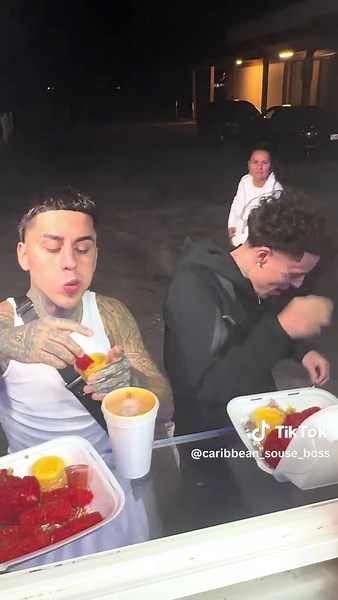 Caribbean Chicken Souse and Hot Cheeto Delights