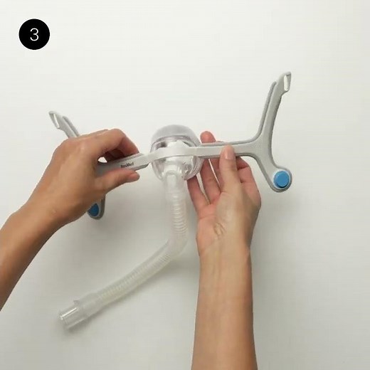 ResMed AirTouch™ N20 - How to take apart your CPAP mask.