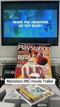 Monsters INC PlayStation magazine trailer #90sgaming #nostalgiaplaystation #retrogamer #playstation