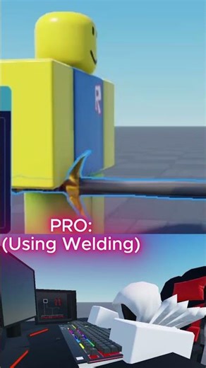 Noob vs Pro tools#robloxstudio #moonanimator