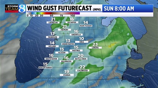 Storm Team 8 meteorologist Blake Harms is tracking active weather in West Michigan over the next few days. | WOOD TV8