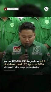 GPA DKI Regional Chair Firmly Rejects August 27, 2026 Protest, Fears Provocateur Infiltration