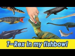 [EN] #54 Let's raise T-rex in my fishbowl! kids education, Dinosaurs animationㅣCoCosToy