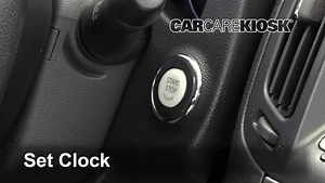 How to Set the Clock / Change Time on a 2015 Infiniti Q40 3.7L V6