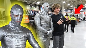 Duct Tape Suit Challenge | Plunger Papi