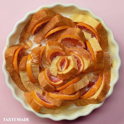 748K views · 610 reactions | Maybe we'll just start adding blood orange to everything. Maybe. Make our Blood Orange Bread and Butter Pudding  https://bit.ly/2Il6vtK | Tastemade UK | Facebook