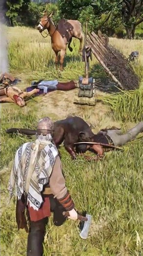 Wild Simulate extreme🐅hunting & survival skills vol525 rdr2 #shorts #short