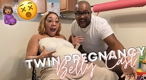 5.7K views · 206 reactions | Pregnant with Twins Again! | OUR TWIN PREGNANCY BELLY CAST 擄*SHE'S MEASURING 50 WEEKS*  | The Jackson Twins | Facebook