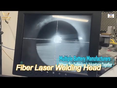 diode-fiber hybrid laser welding head with full band coverage for power battery top cover