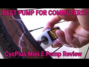 The Best Pump For Bike Commuters? CycPlus Mini E Pump Review!