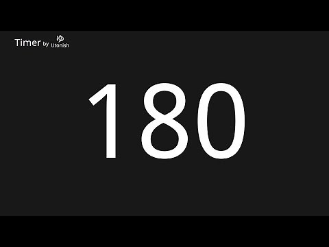 180 Second Countdown Timer