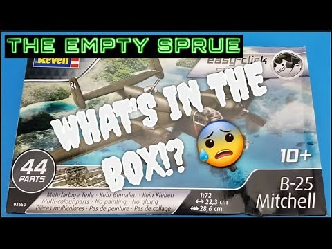 Revell Easy Click B-25 Mitchell - "What's in the Box!?" - In Box Review