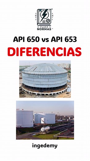 API 650 vs API 653. Toma Nota Futuro Inspector de Tanques. 🤓✍️🕵️. | Ingedemy Educacion