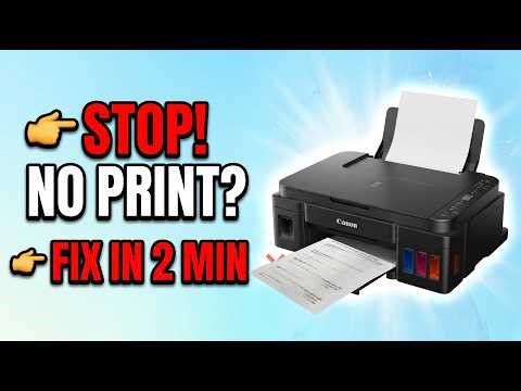 Canon Printer Not Printing? Fix Ink Flow & Air Block at Home (Easy Trick)
