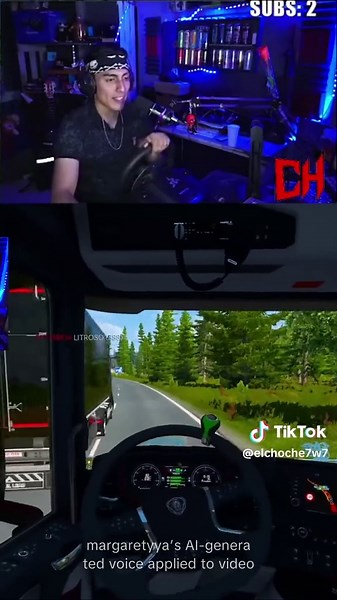Euro Truck Simulator 2: Simulator Logitech G29 VR Experience