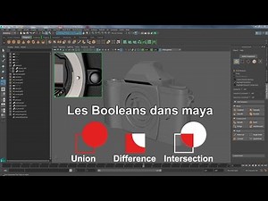 Tutoriel Maya Fr #2 - Les Booleans