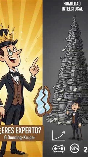 Efecto Dunning-Kruger: por qué crees ser experto 🚨 #curiosidades