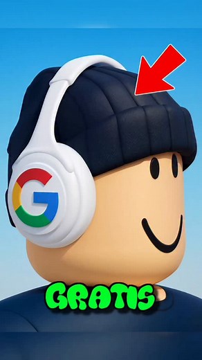 Gratis! Audífonos 🎧 Google Roblox #roblox #soymune #gratis #google #ugc | Mune y crismi roblox team