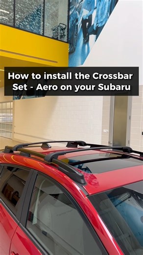 Subaru of America on Instagram: "Learn how to install the Crossbar Set - Aero in just a few steps for your next adventure! Installation instructions may vary depending on which crossbar set you have. Instructions do not come included and can be found on the website linked in bio."