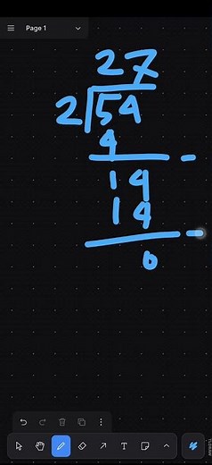 Long Division of 54 ÷ 2 | ‪@Shorts‬