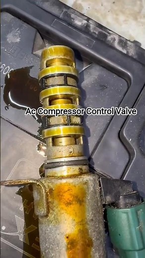 How to AC Compressor Control Valve Working and Clean । Simple Mechanic Hack #shortsfeed #viralvideo