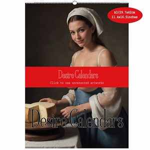 The Creamer 2025 Calendar Naked Women Big Breasts Pin up by Desire Calendars - Etsy
