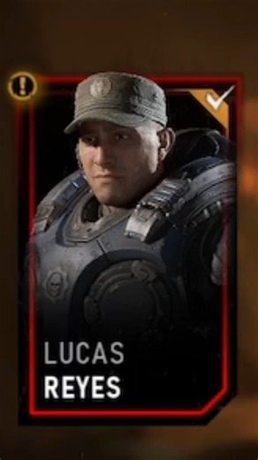LUCAS REYES CHARACTER BIO FOR GEARS OF WAR: E-DAY
