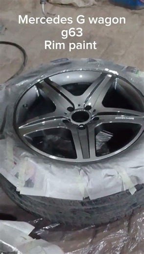 Mercedes Benz AMG G63 Rim paint look #foryou #1000subscriber #unfrezzmyaccount #trendingshorts