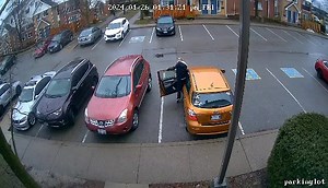 Looking for information or the driver of the RAV4 to come forward. Hit and run collision in the parking lot of 705 Welland Ave on 01/26/24 1:31pm Upper left corner of the video. Toyota RAV4 hits motorcycle and cause severe damage and leaves. Witnesses say - young female driver. Police incident number 24-8993 | Niagara_411