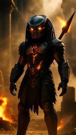 YAUTJA PREDATOR EYES OF FIRE #predator #shorts #viral #fyp