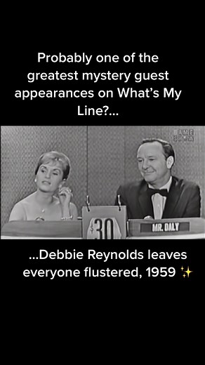 Debbie Reynolds appears on What’s My Line?, 1959 ✨ #debbiereynolds #whatsmyline #oldhollywood #classicmovies #fyp #fypシ #foryou