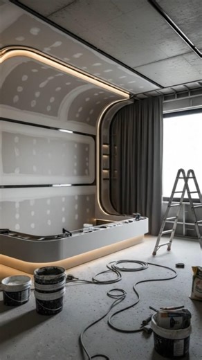 Futuristic Luxury Bedroom Transformation | Sci-Fi Pod Interior Renovation